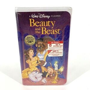 Beauty and the Beast (1992) VHS Black Diamond Walt Disney Classic FACTORY SEALED